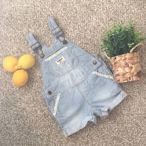 Rare Vestback pinstripe Oshkosh girls overalls